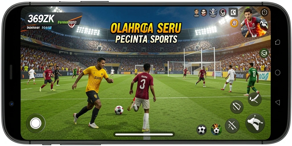 Screenshot 369ZK menampilkan aksi seru dalam pertandingan olahraga.