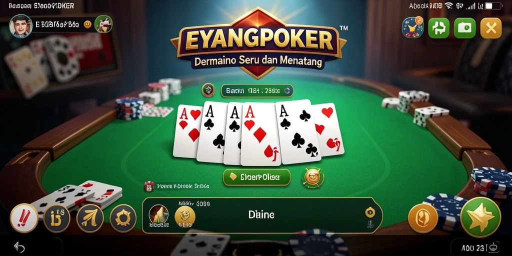 Tampilan permainan Domino yang menegangkan dan interaktif.