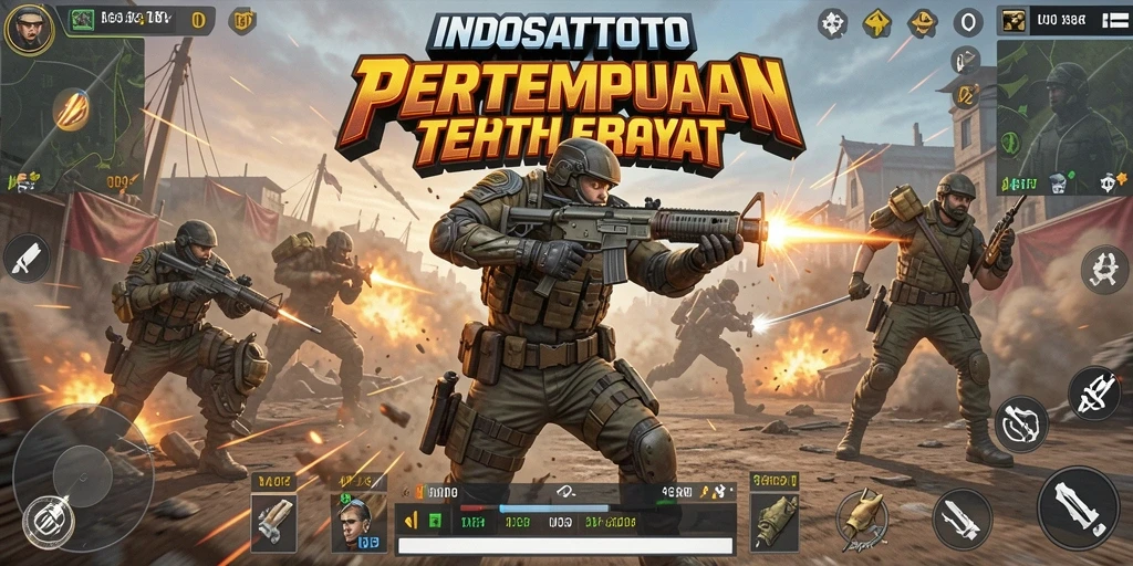 Tangkap momen seru pertarungan di INDOSATTOTO dengan gameplay Battle Royale yang intens.