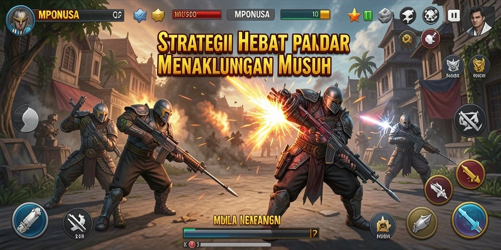 Tampilan gameplay MPONUSA yang menawan dan penuh strategi.
