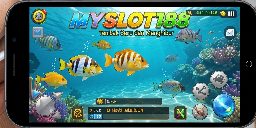 Tampilan gameplay Tembak Ikan yang memikat dan seru di MYSLOT188.