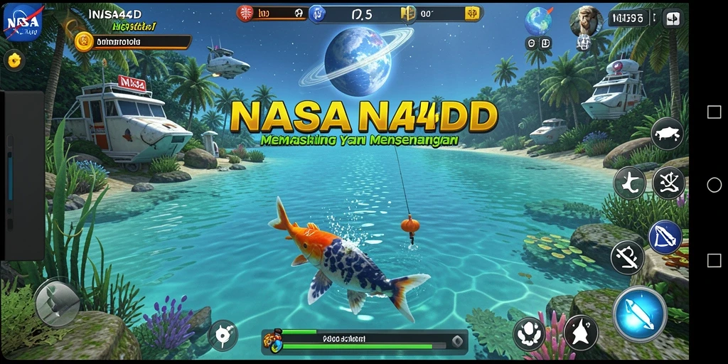 Tangkapan menarik dalam gameplay Fishing di NASA4D.