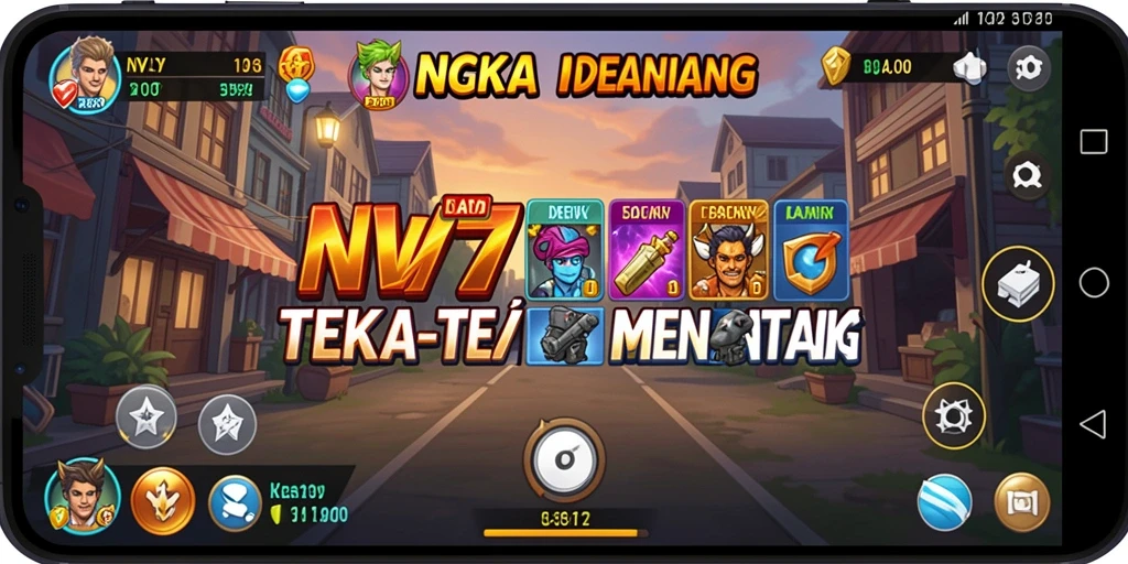 Gameplay NV77 menampilkan teka-teki yang menarik dan menantang.