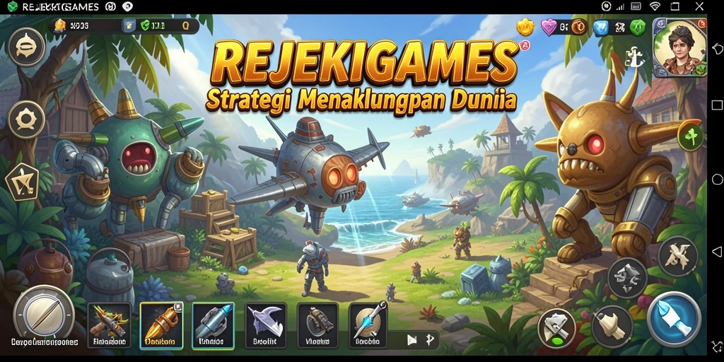 Tampilan seru gameplay REJEKIGAMES yang memikat.