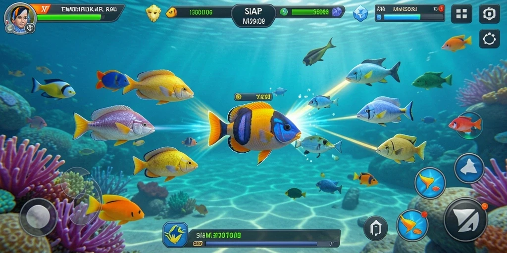 Tampilan gameplay SIAP108 yang penuh warna dan menghibur.