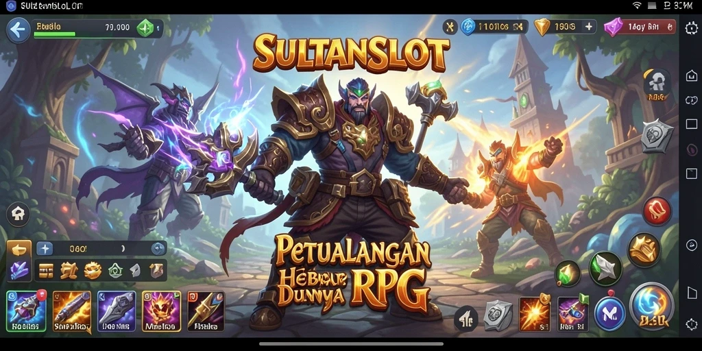 Screenshot gameplay SULTANSLOT menampilkan aksi pertarungan yang mendebarkan.