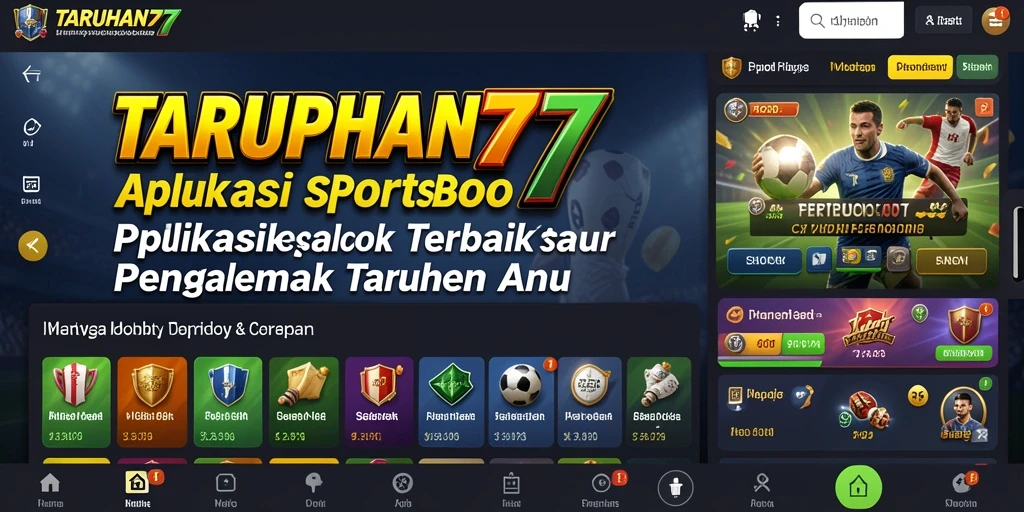 Tampilan gameplay TARUHAN77 saat melakukan taruhan olahraga.