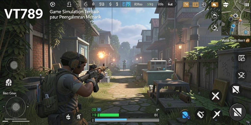 Tampilan gameplay menarik dari VT789 yang menunjukkan simulasi mendalam.